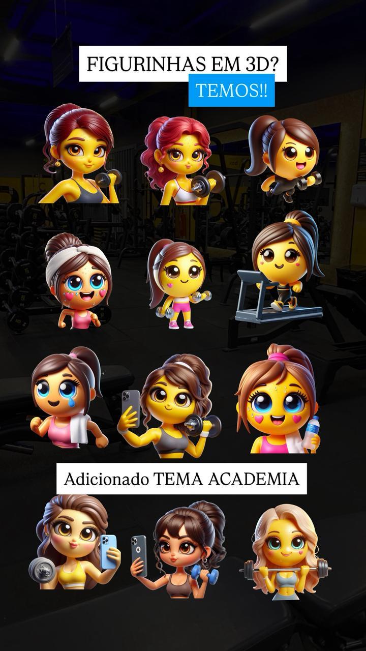 Figurinhas 3D